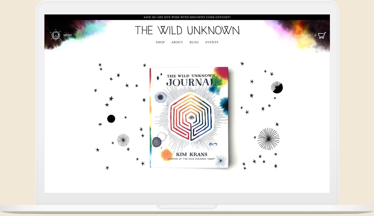 The Wild Unknown Desktop Homepage